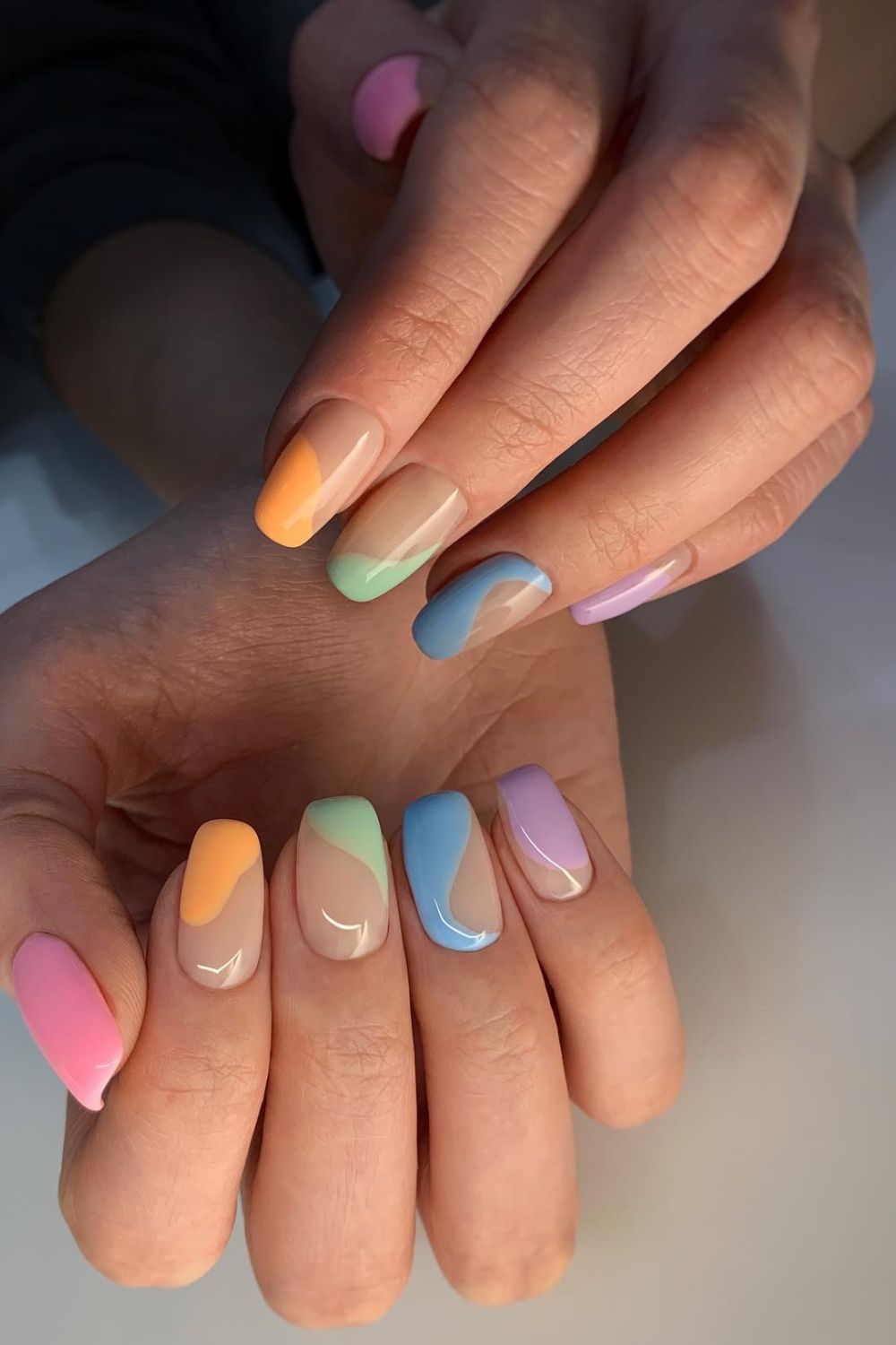 Colorful Crescents