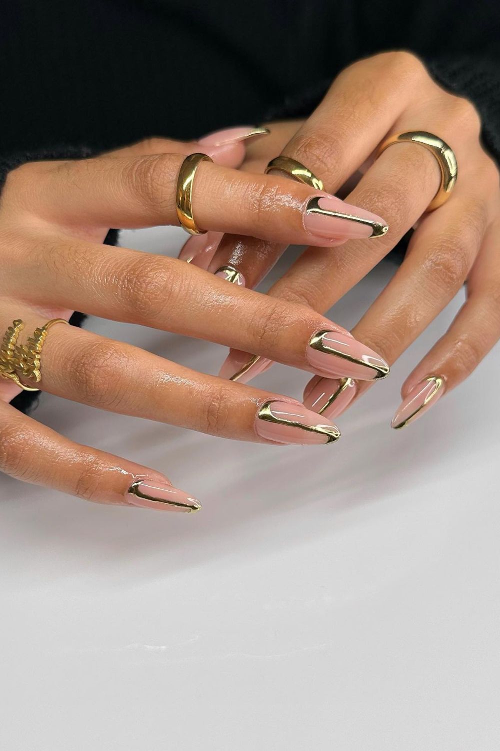 Gold-Tipped Elegance