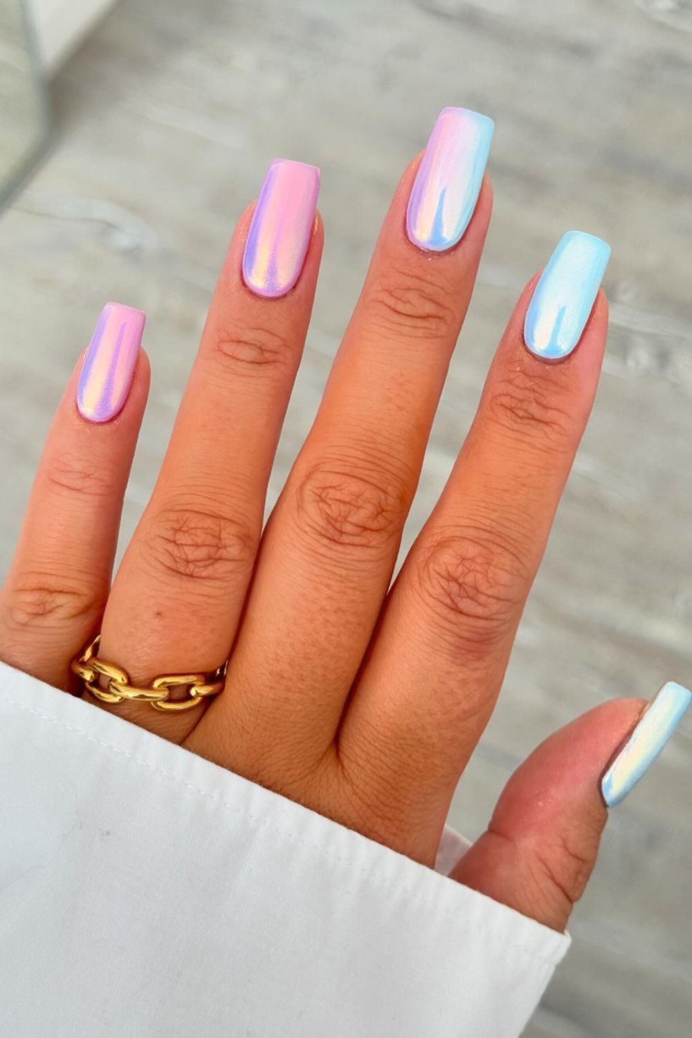 Chrome Pastel Rainbow