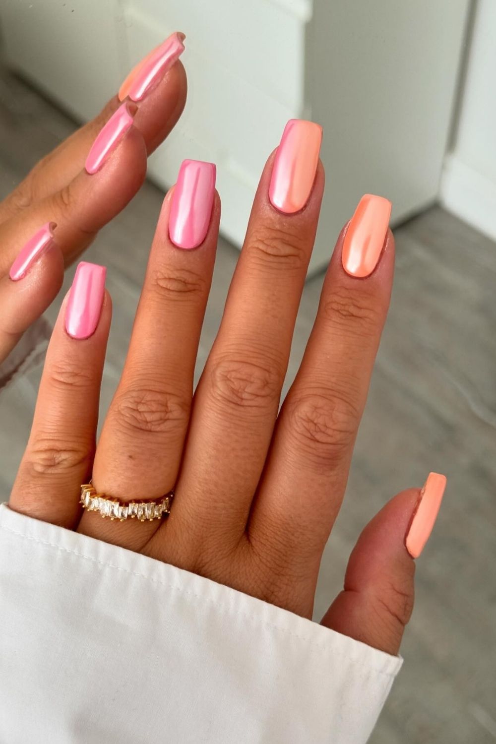 Pink and Peach Fusion