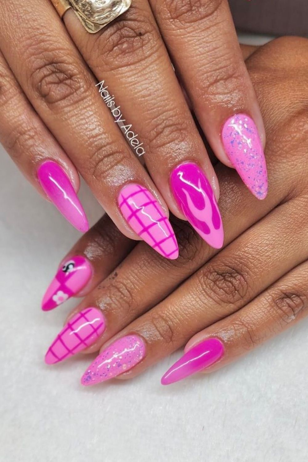 Patterned Pink