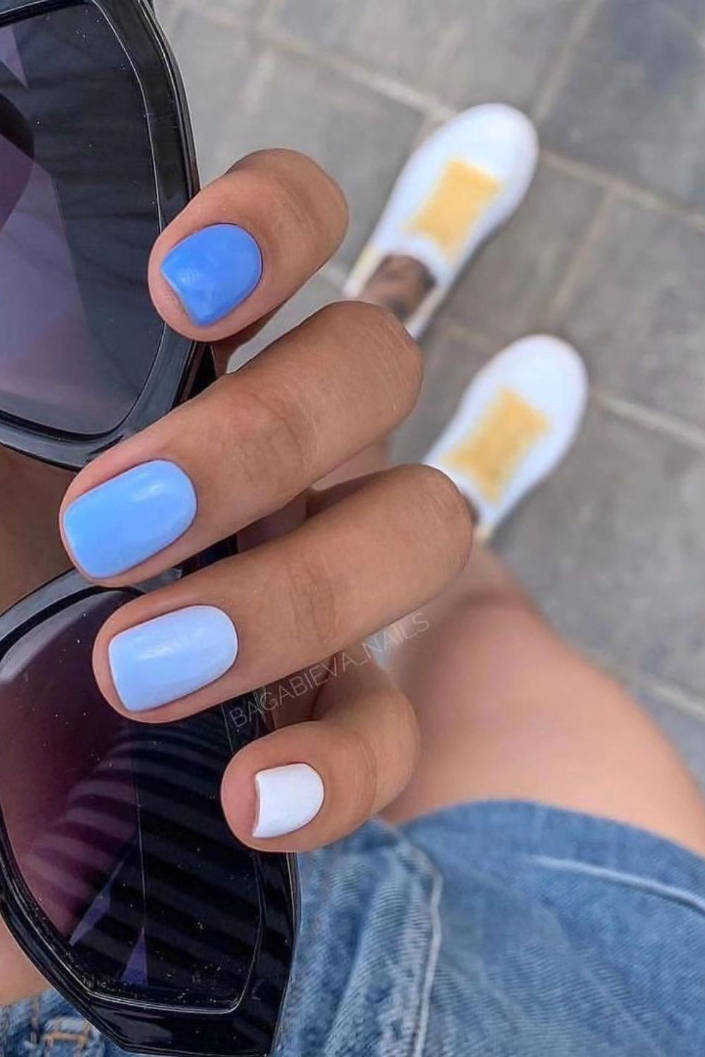 Blue Sky Nails