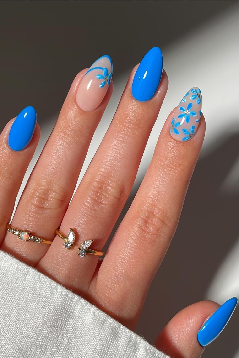 Bold Blue Florals
