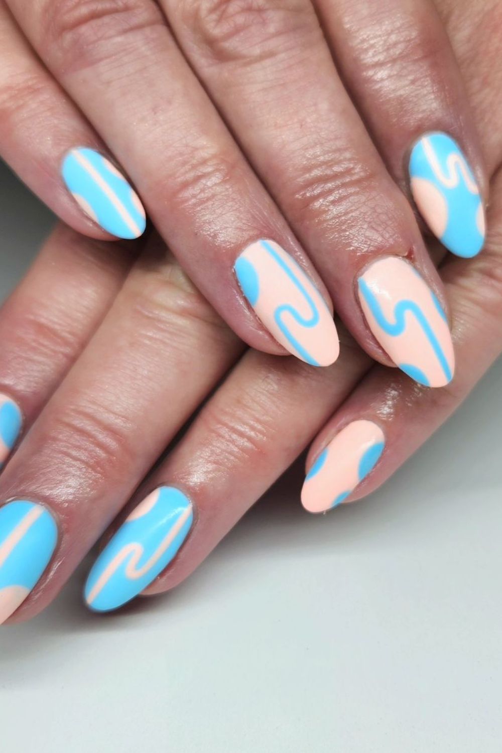 Pastel Blue Waves