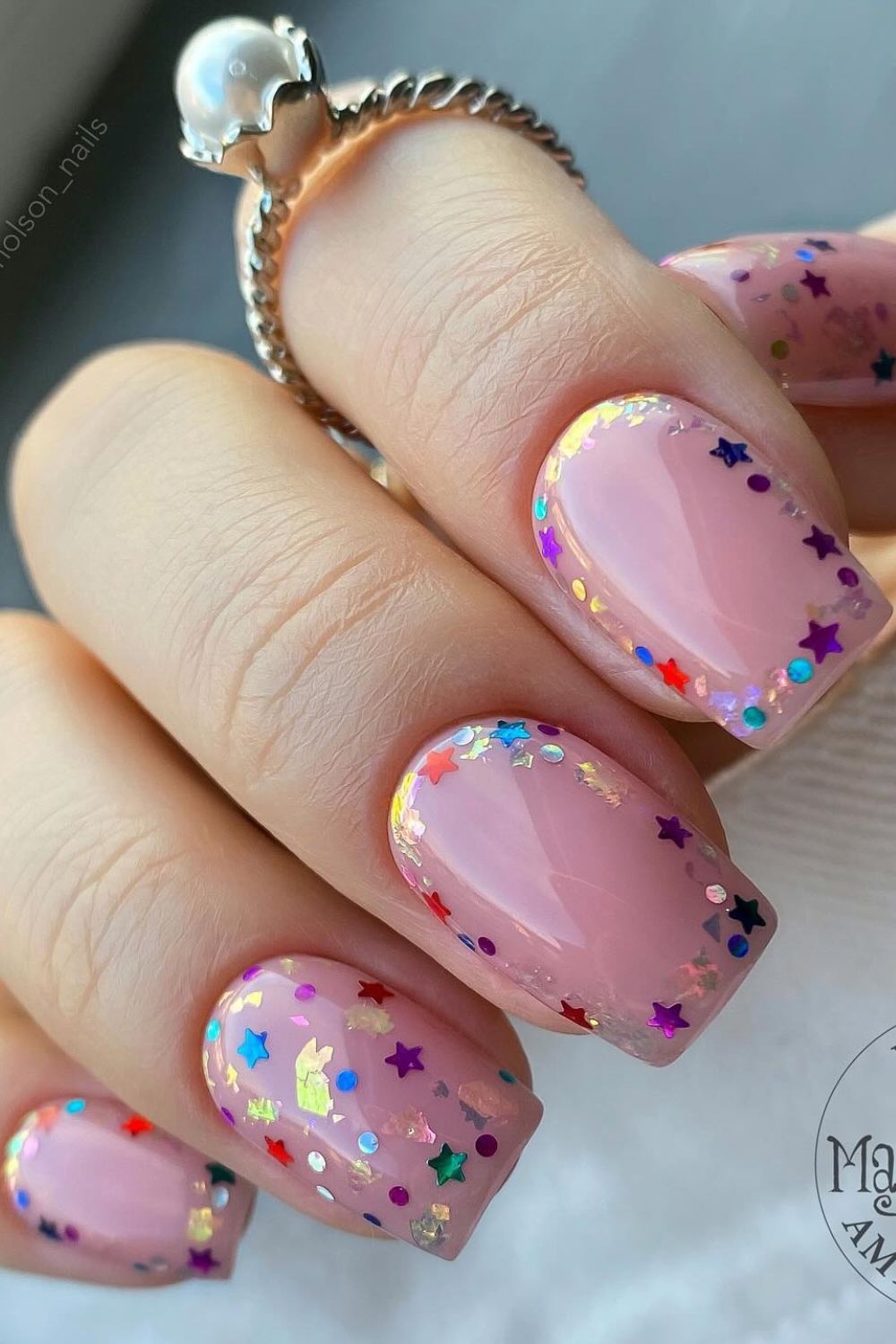 Festive Confetti Stars