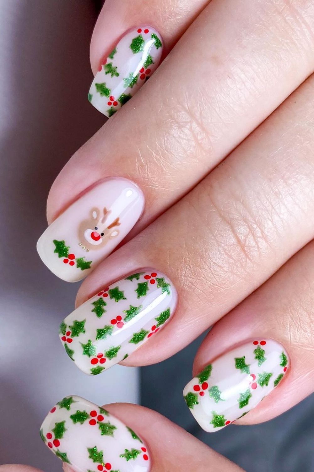 Reindeer and Holly Joy