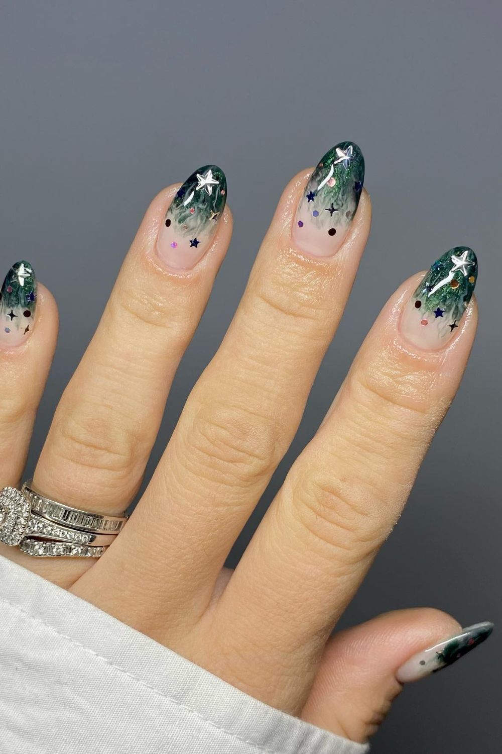 Green Ombre Christmas