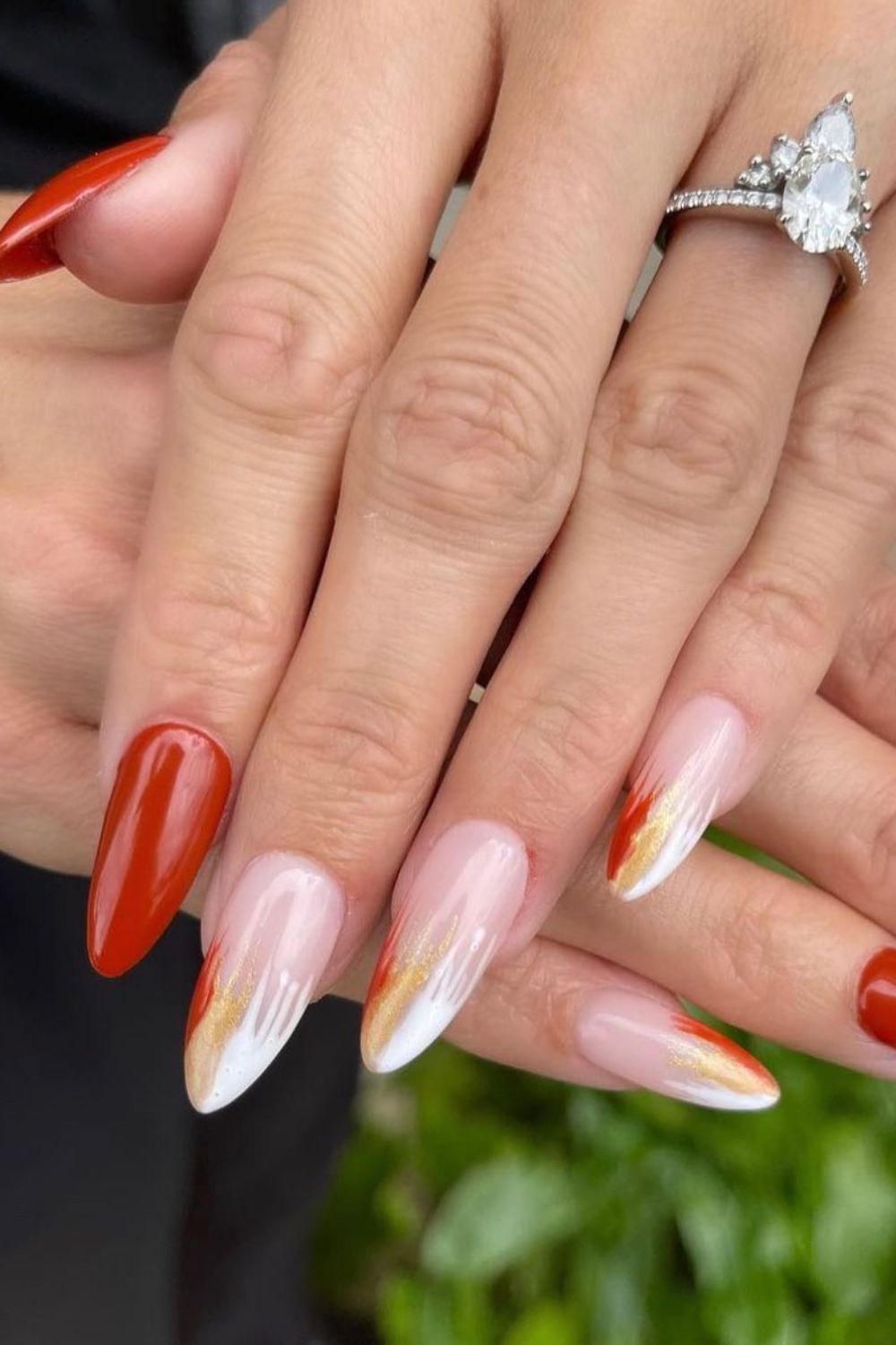 Autumn Ombre Tips