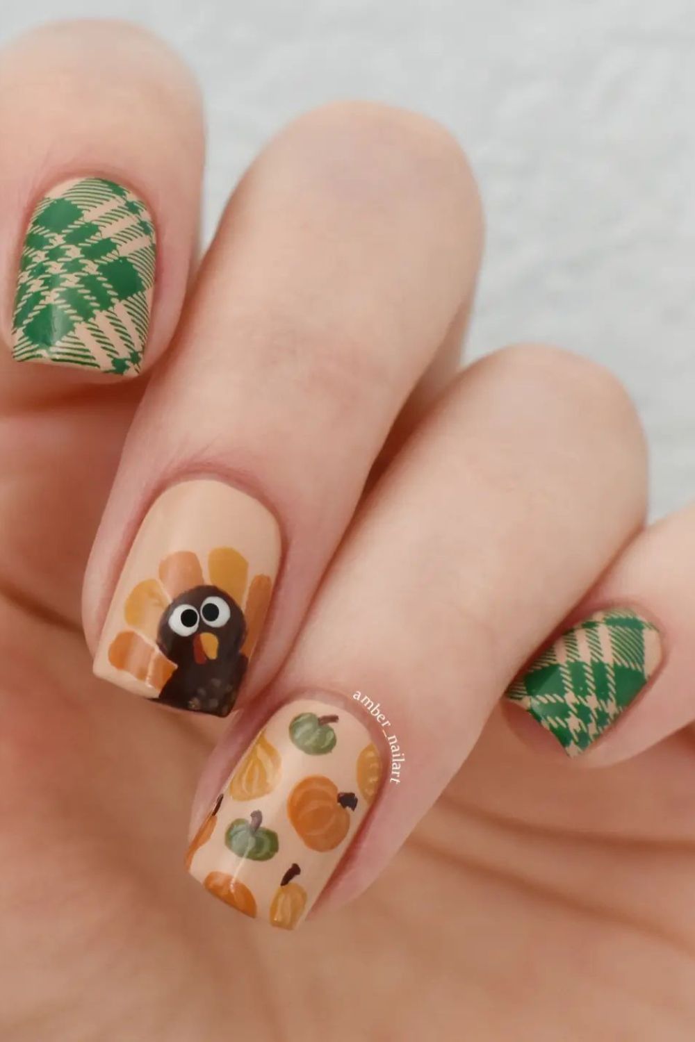 Plaid and Pumpkin Combo