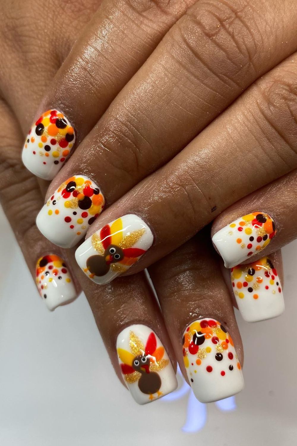 Colorful Confetti and Turkey