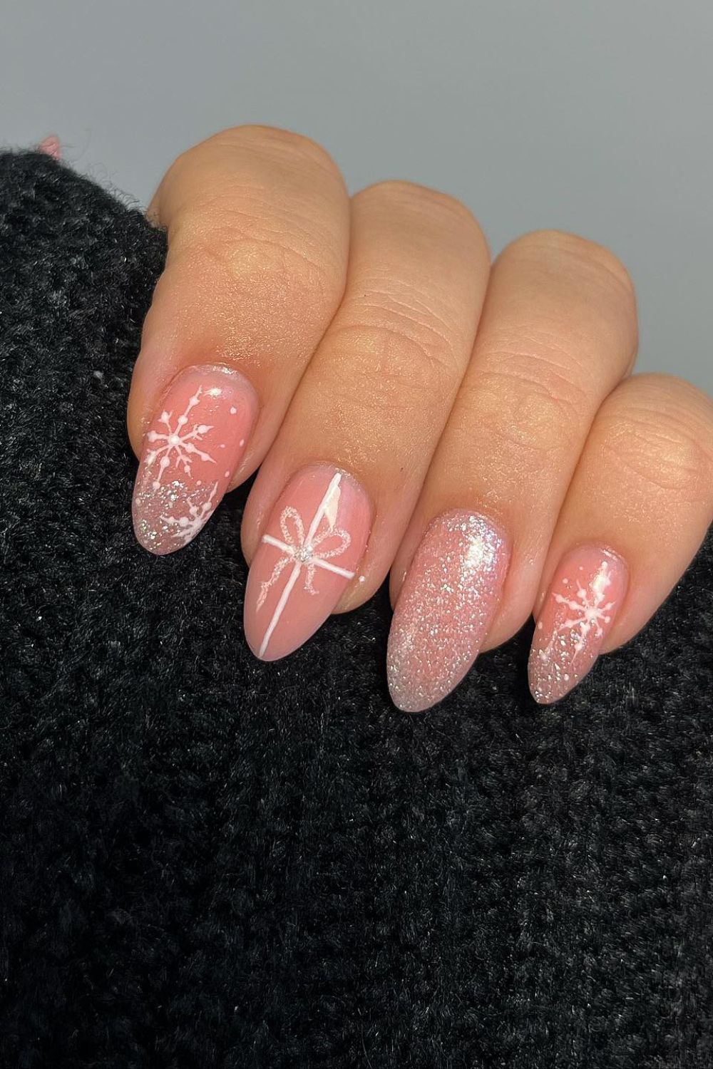 Glittery Snowflake Accents