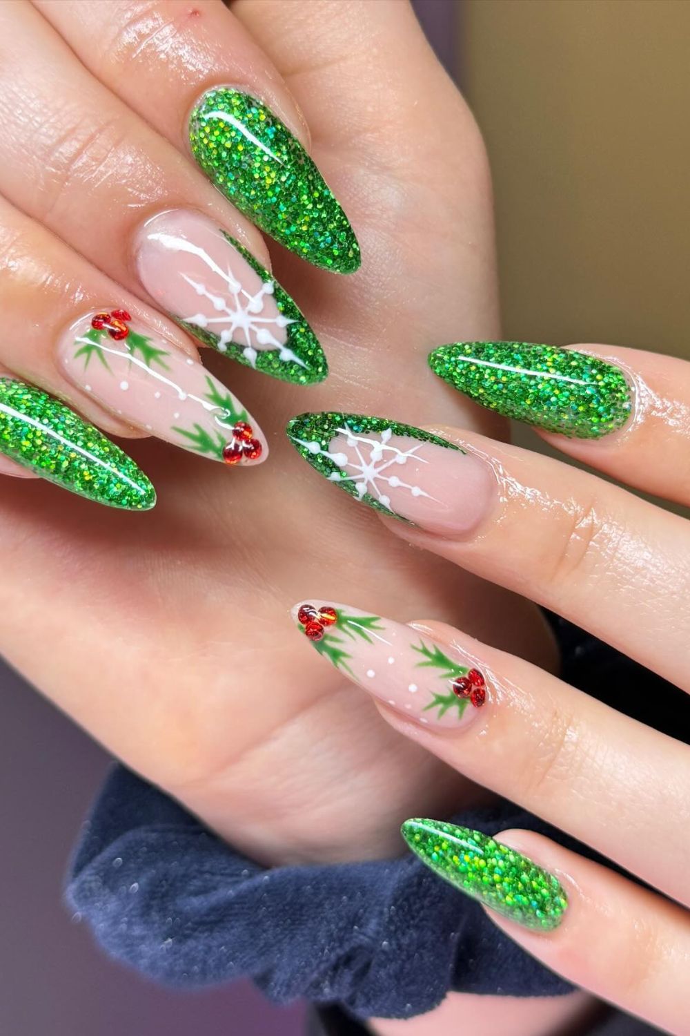 Glittery Green Sparkle
