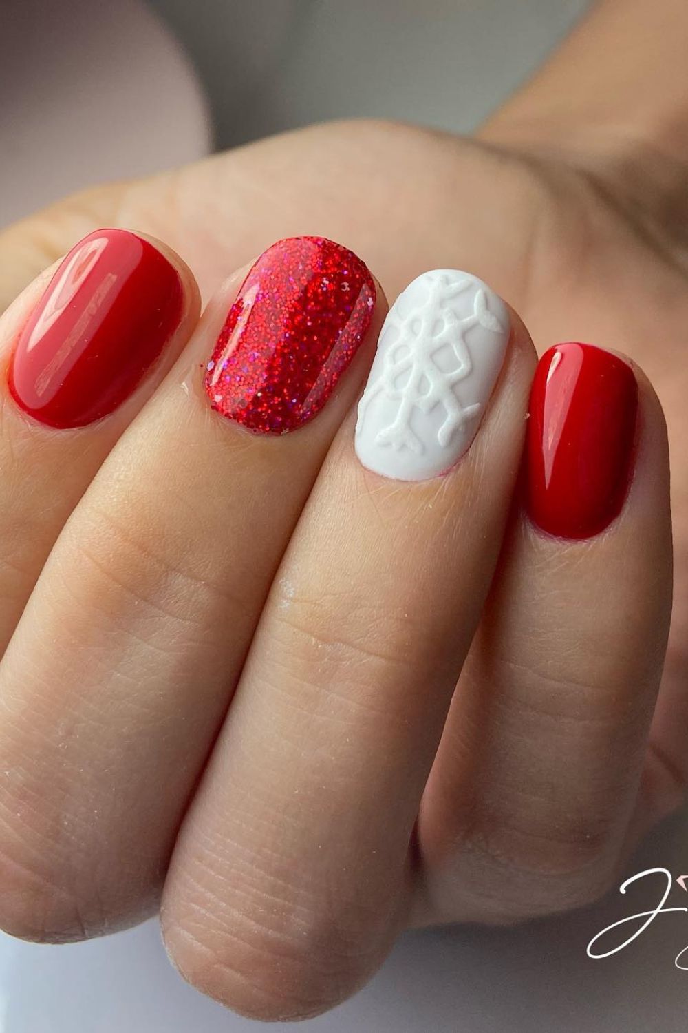 Cozy Red and White