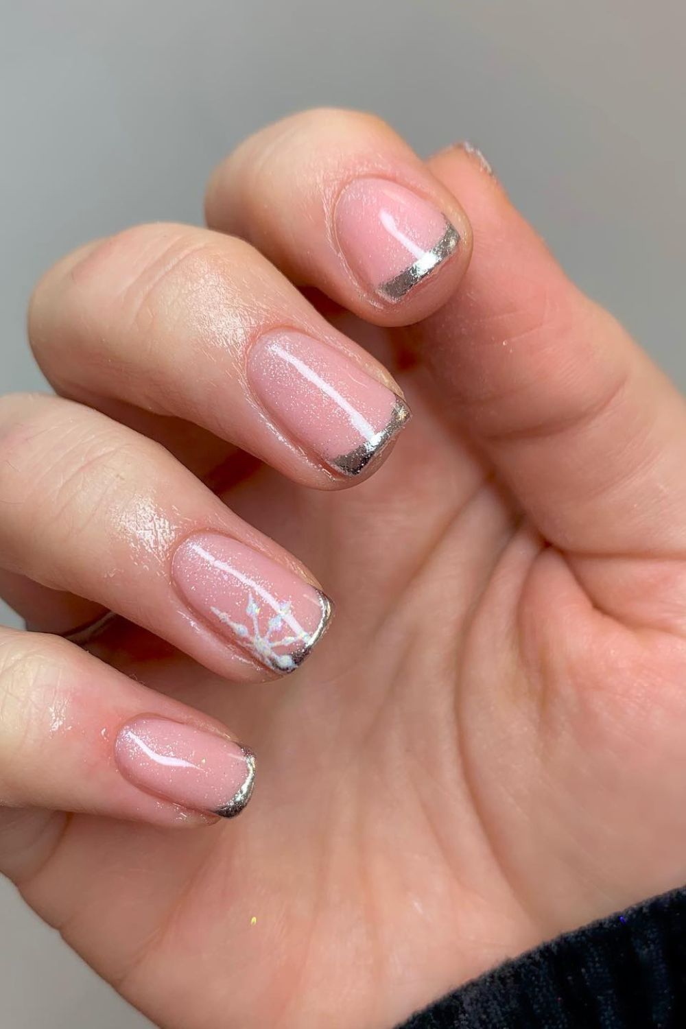 Silver-Tipped French Elegance