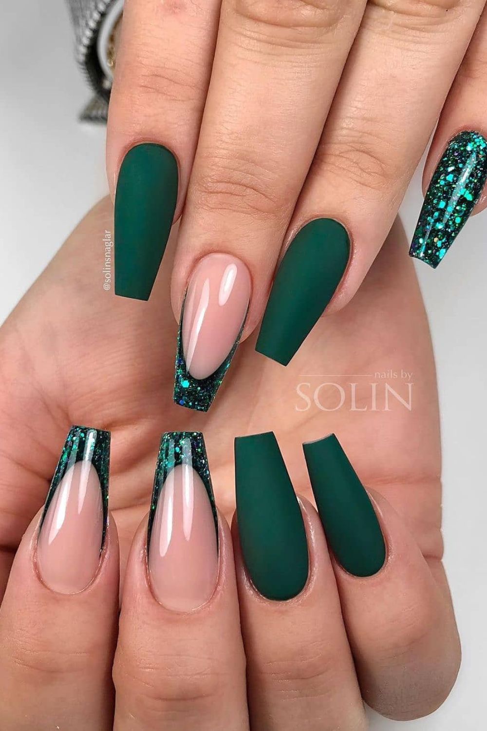 Glittered Matte Finish