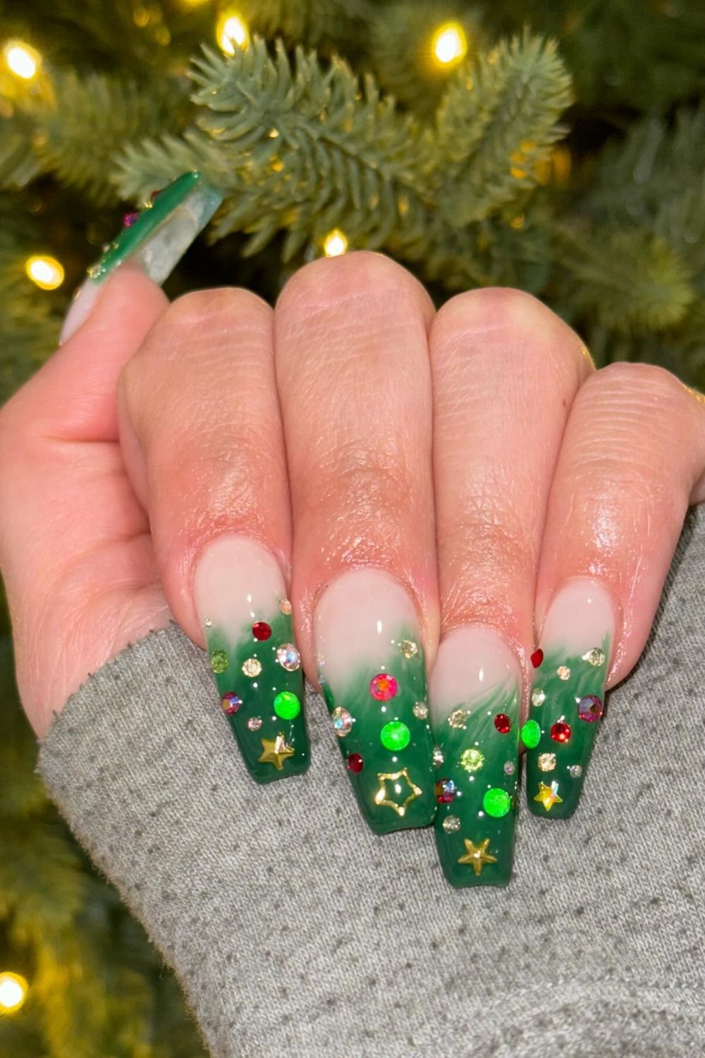 Jewel-Encrusted Ombre