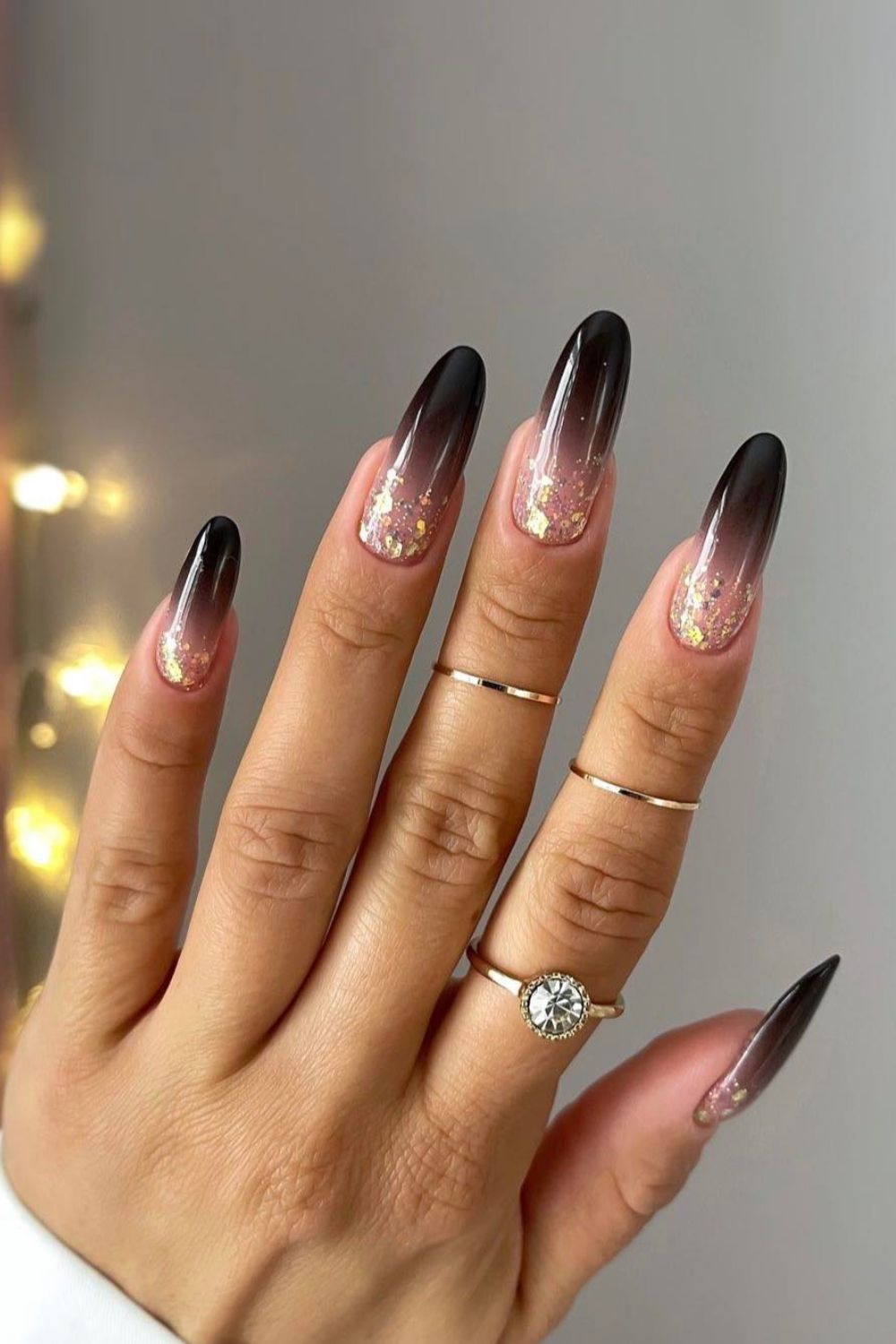 Smoky Ombre Glitter