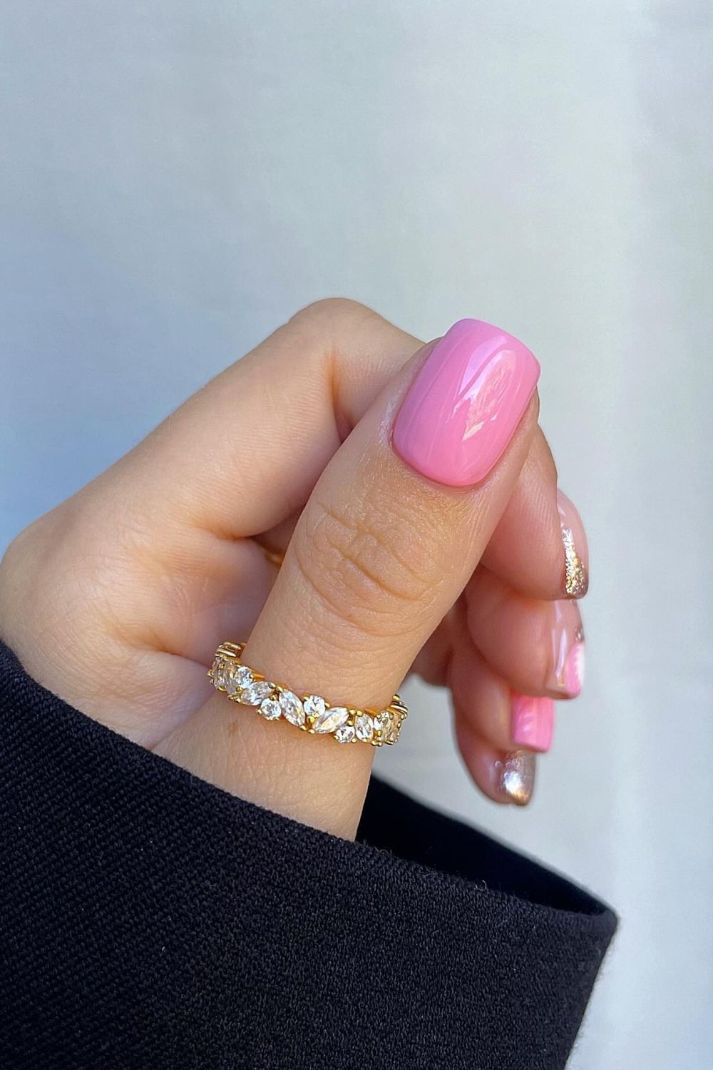 Glossy Pink Simplicity