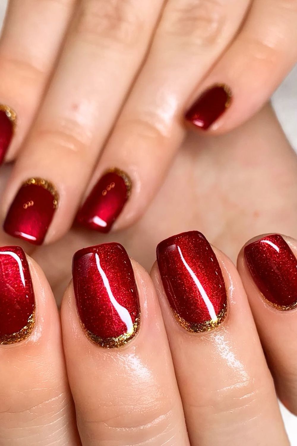 Red and Gold Elegance