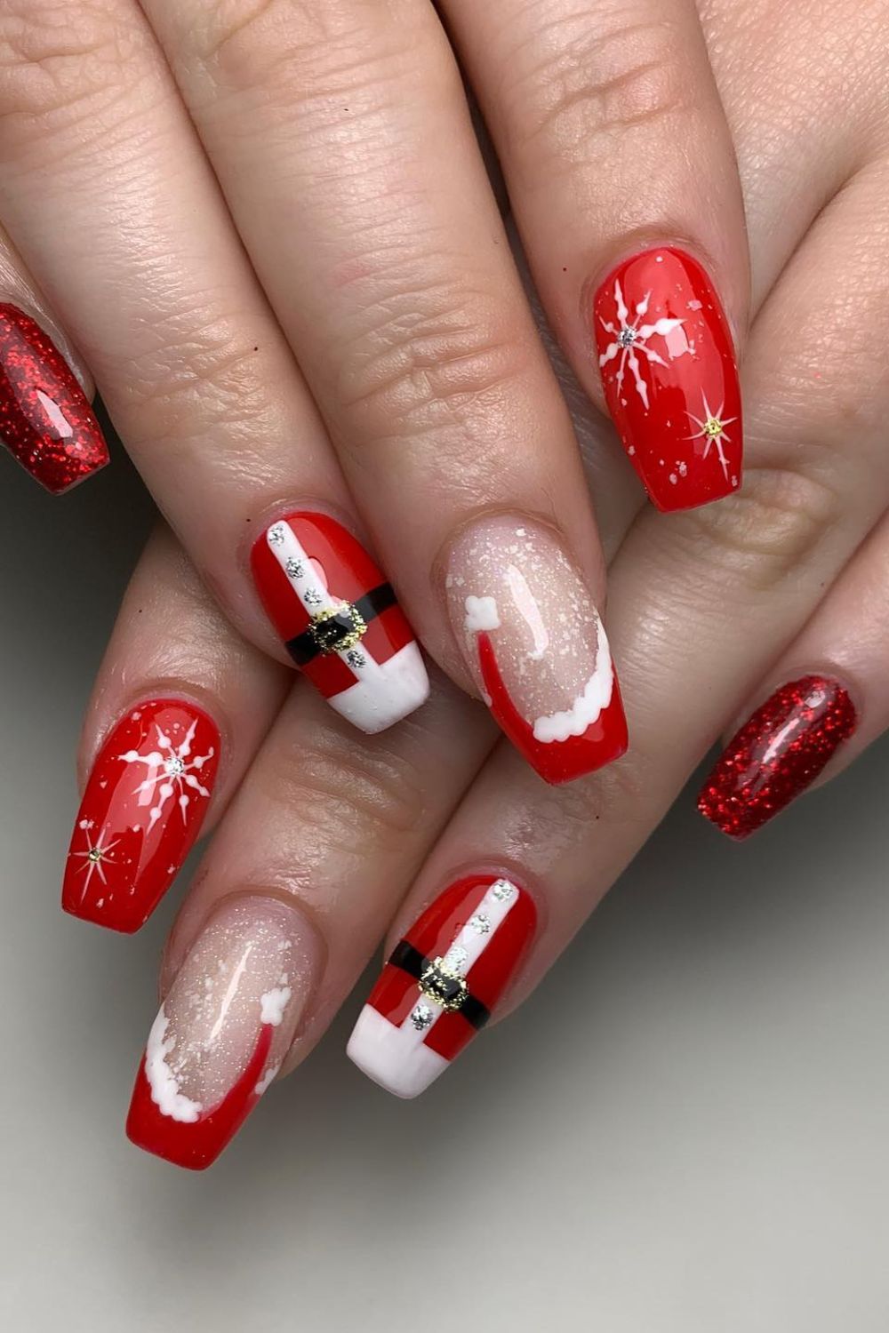 Santa’s Belt and Snowflakes