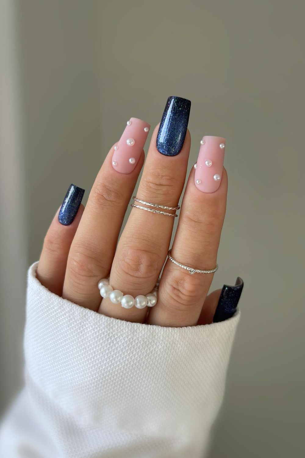 Pink and Navy Glam