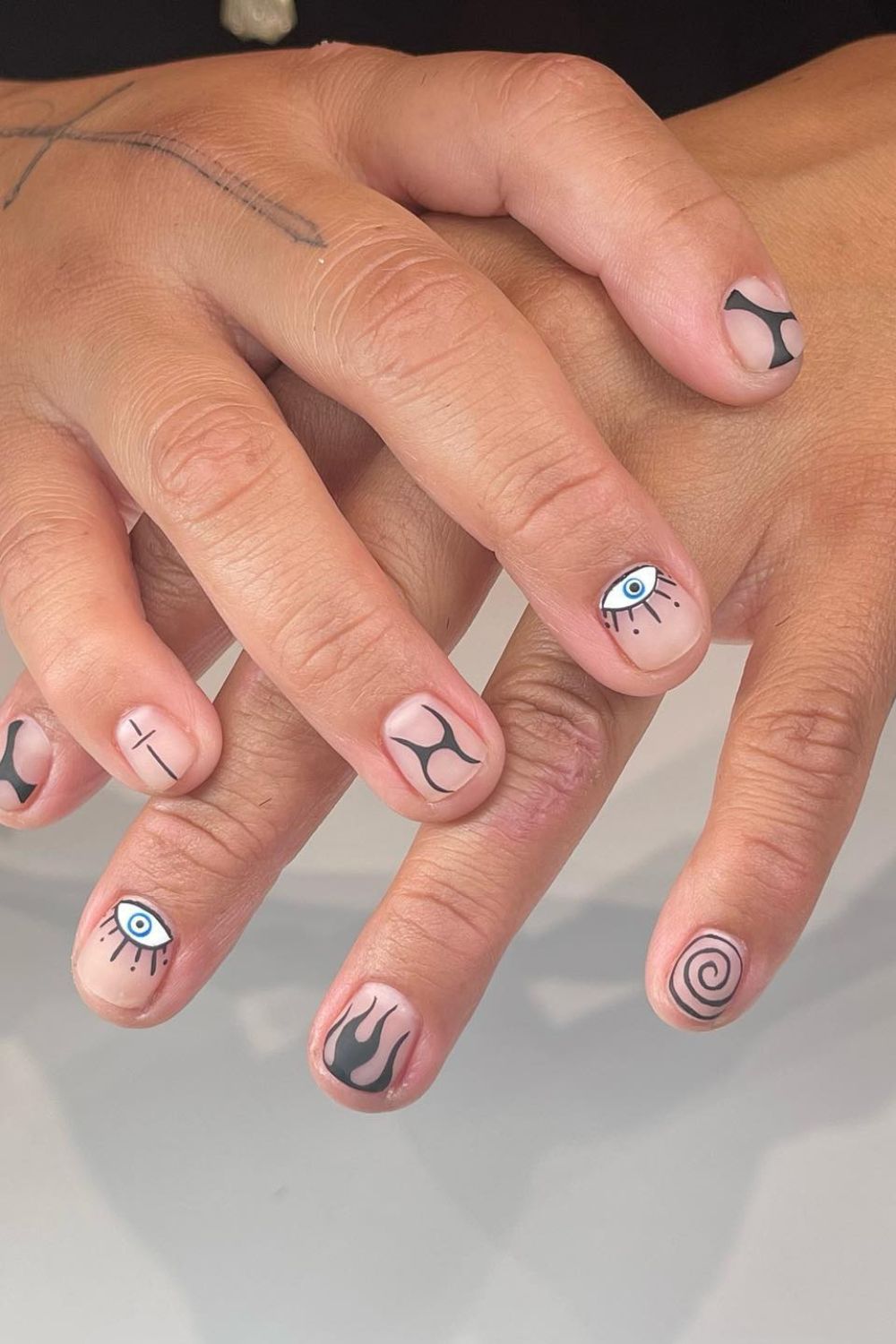 Mystical Symbol Nails