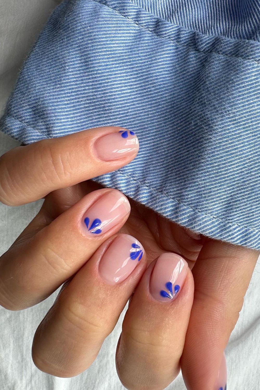 Blue Flower Petals