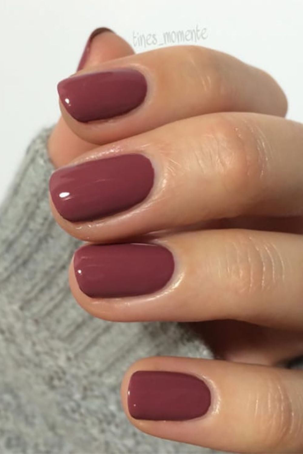 Deep Burgundy Shine