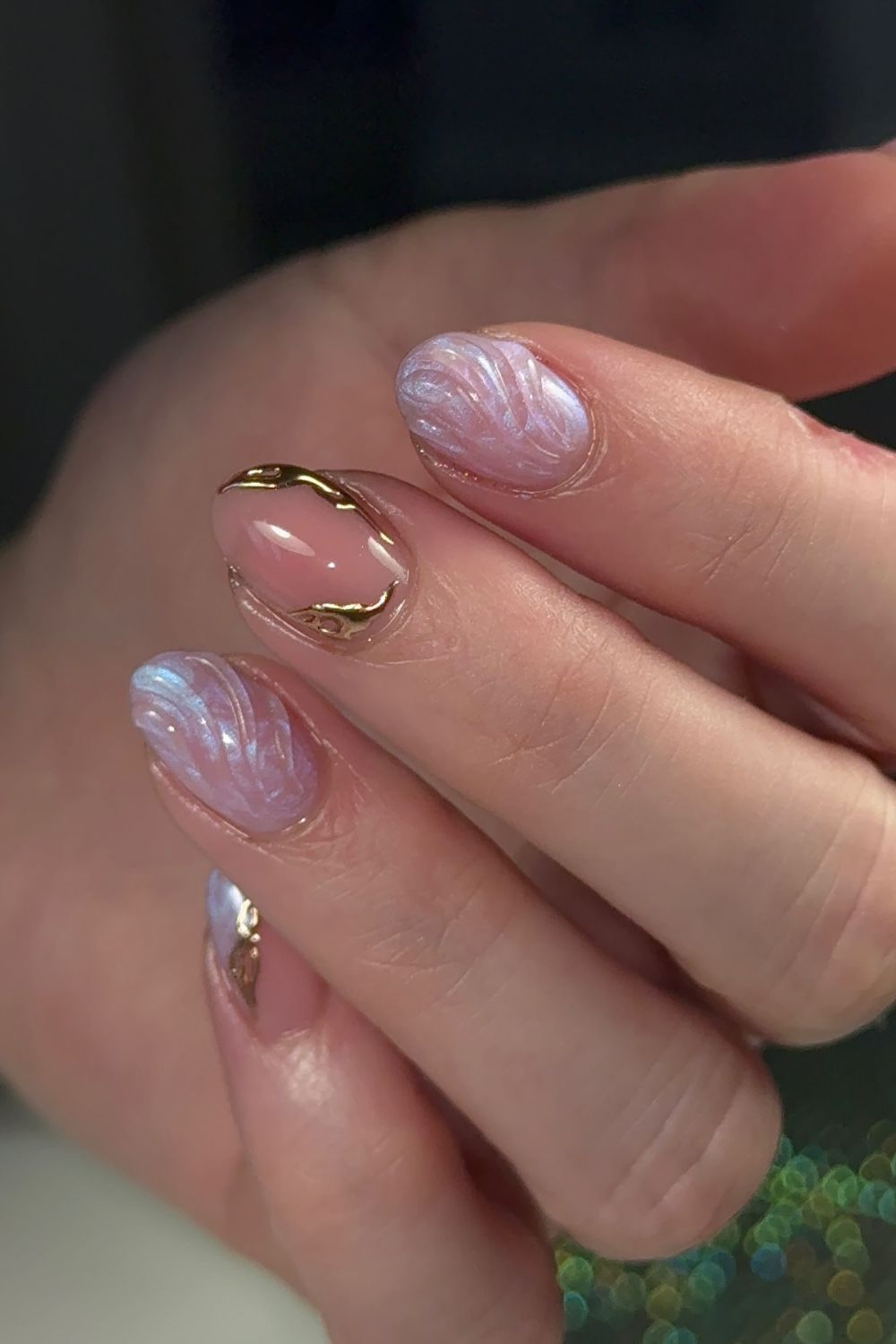 Gold-Tipped Pearls