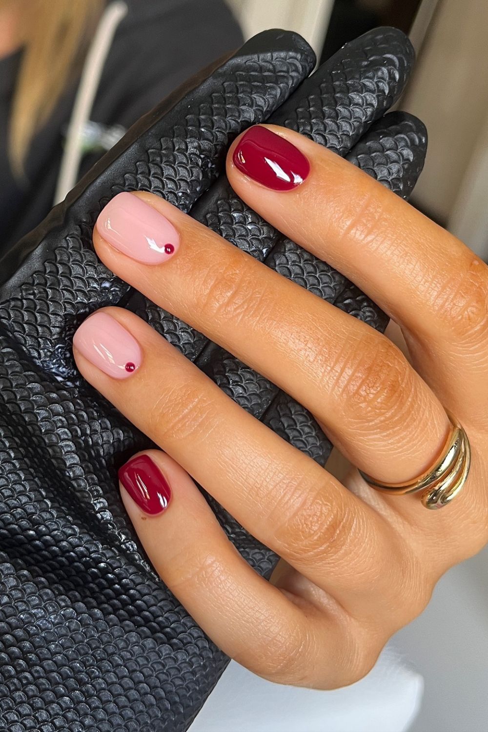 Burgundy Accent Style