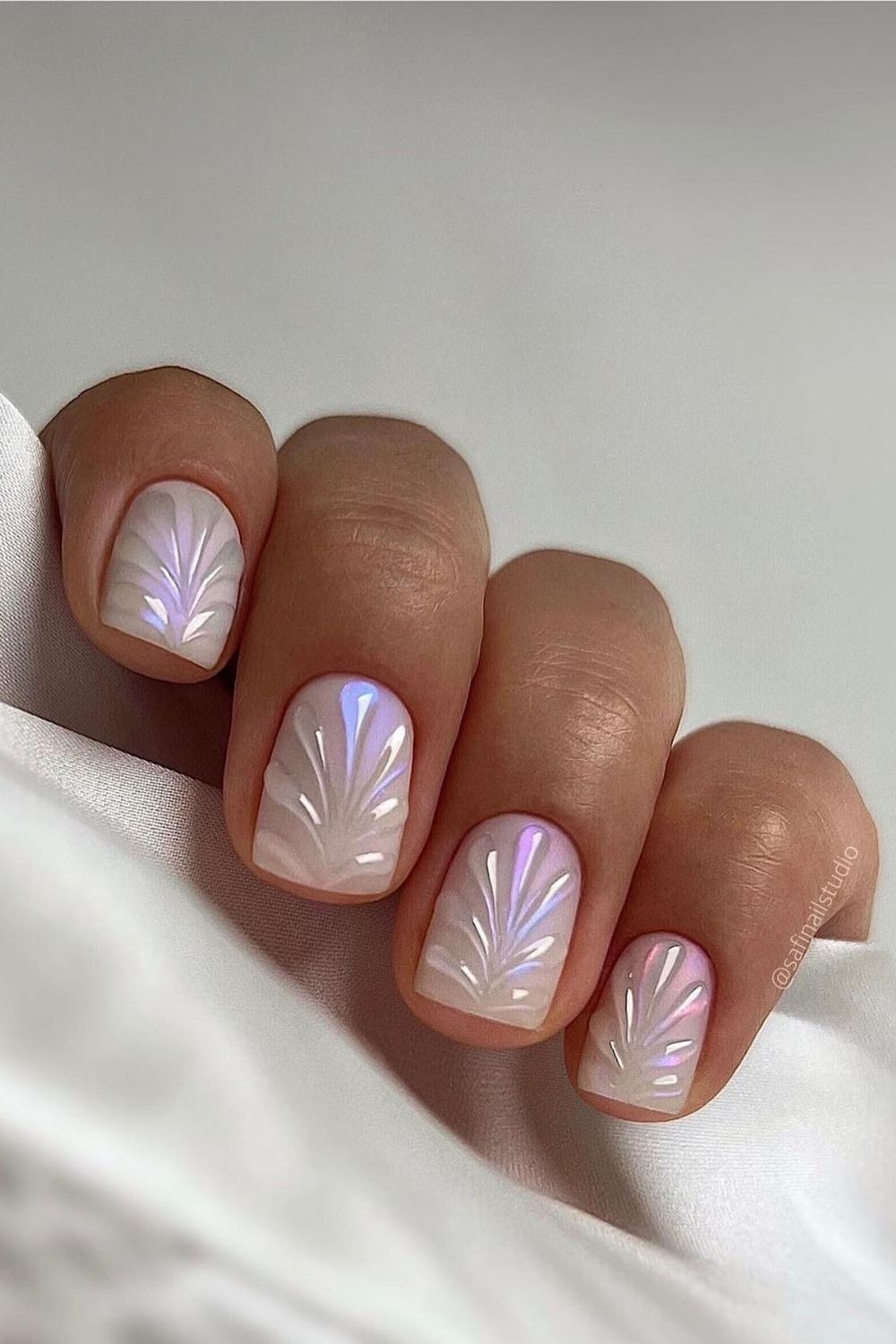 Iridescent Shell Art