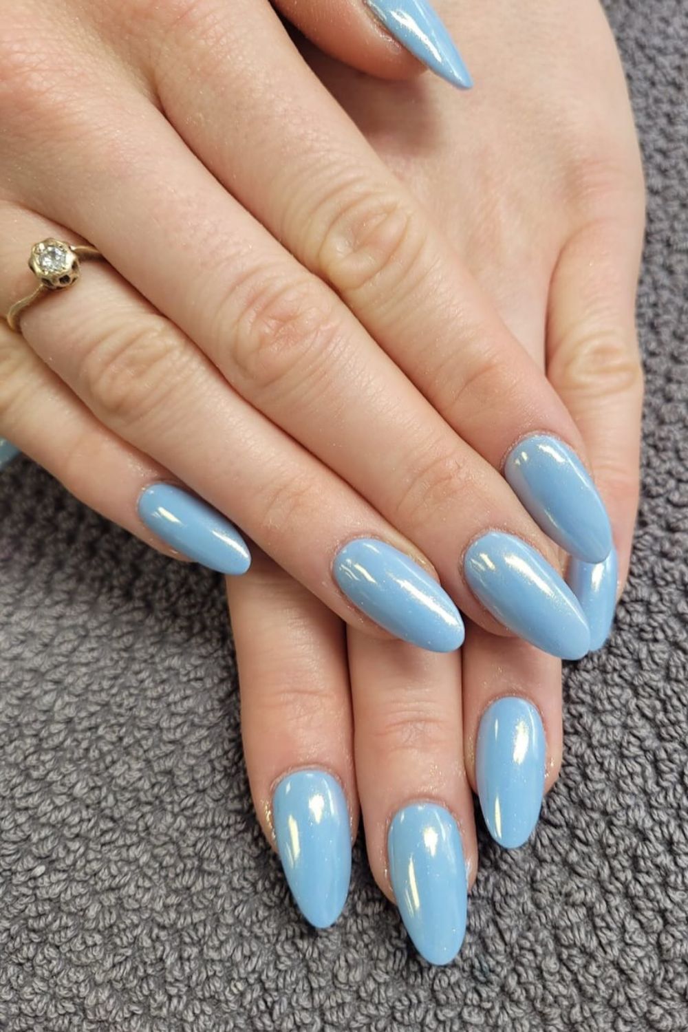 Shimmering Pastel Blue