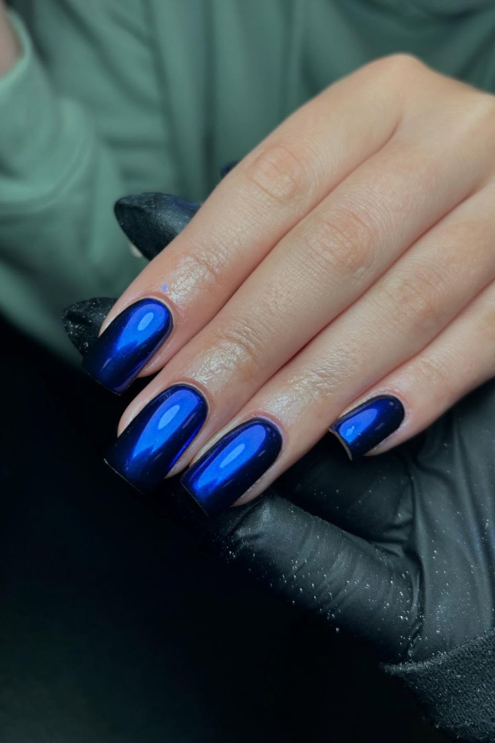 Metallic Sapphire Glow