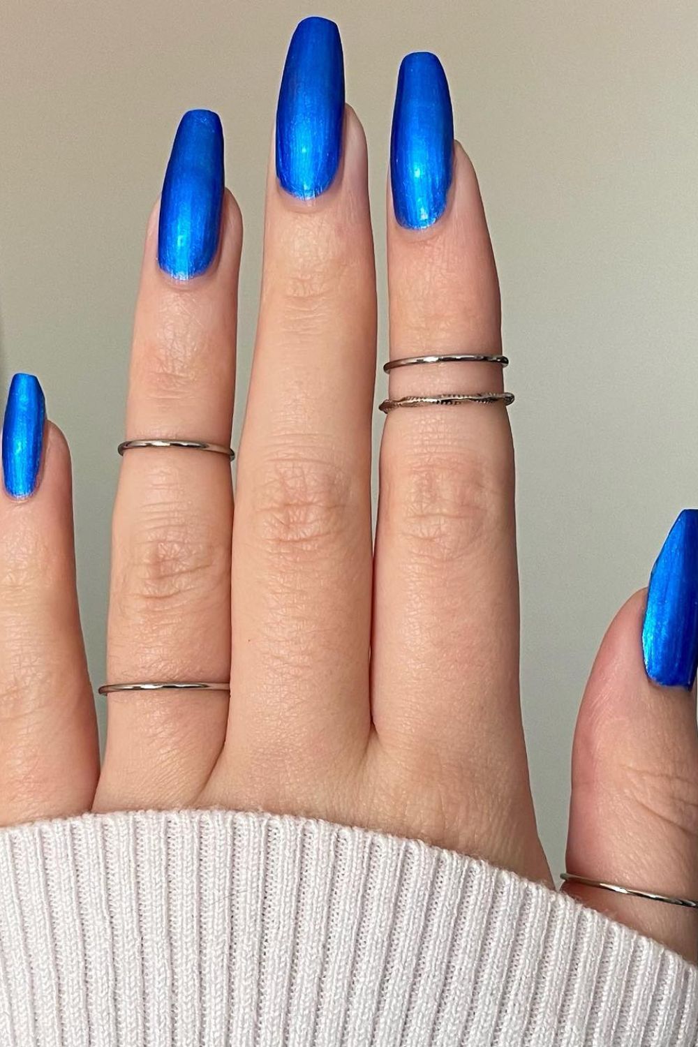 Satin Shimmer Blue