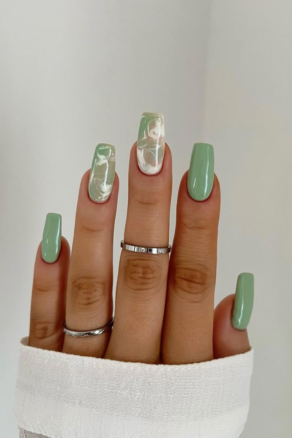Mint Green Marble