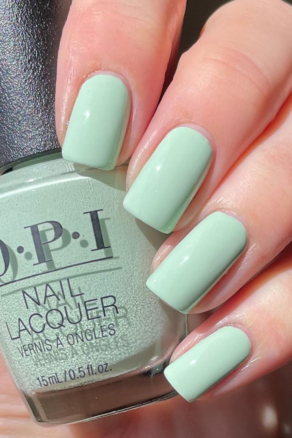 Pistachio Green Nails