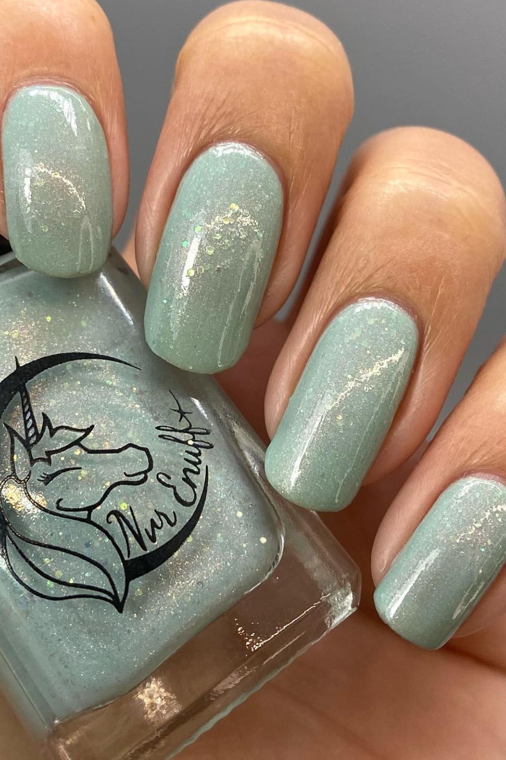 Shimmery Sage Green
