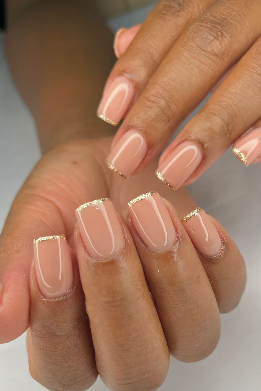 Gold-Tipped Nude