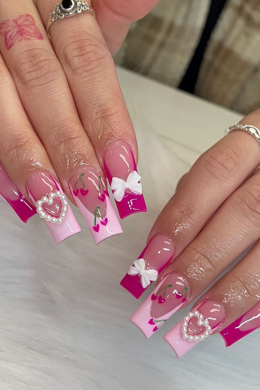 Pearl And Bow Elegance