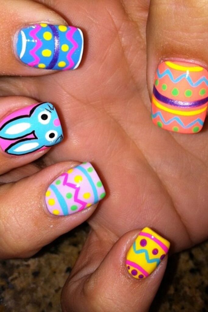 35 Adorable Easter Bunny Nails to Try This Spring