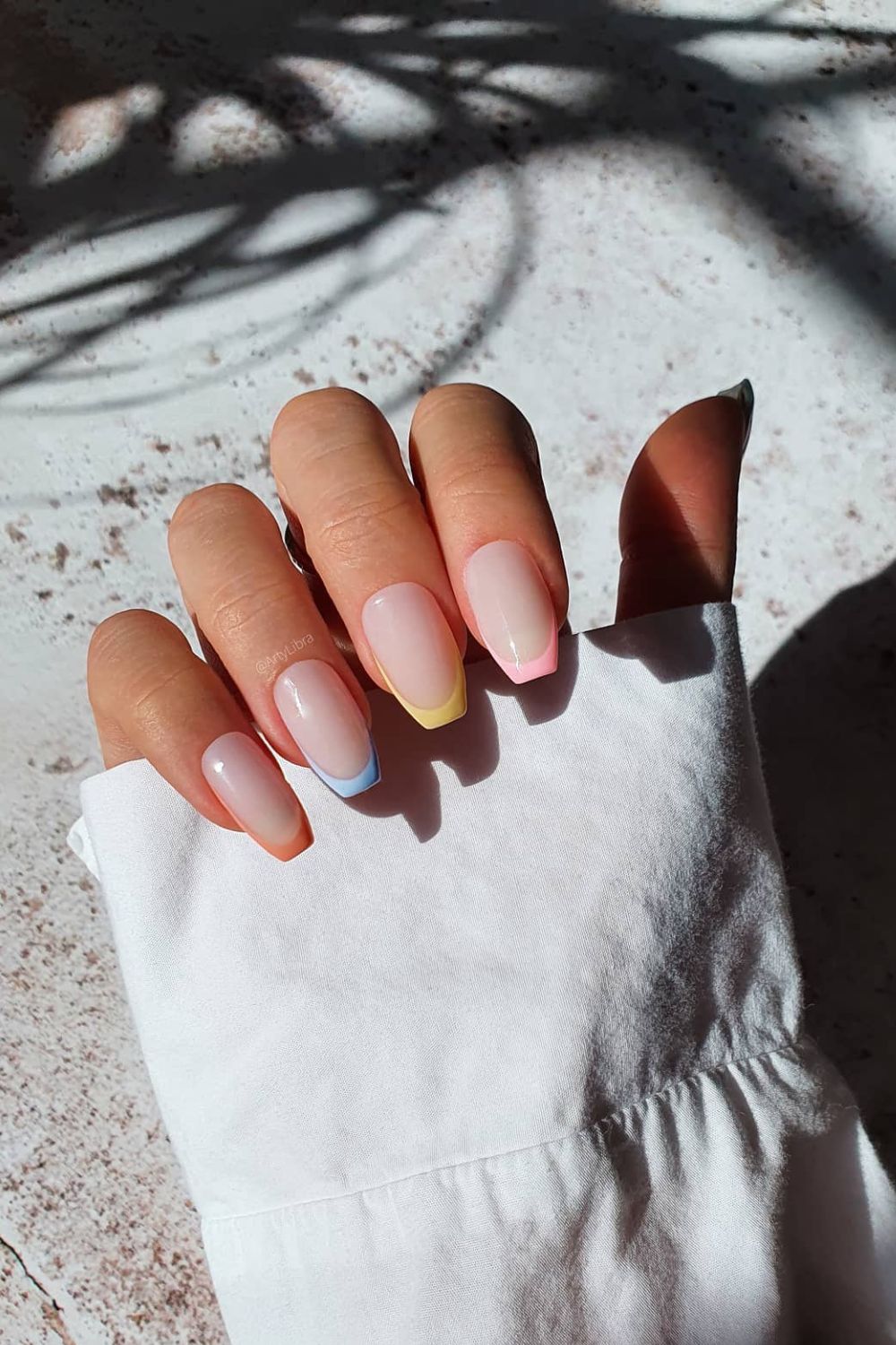 Multicolor French Tips