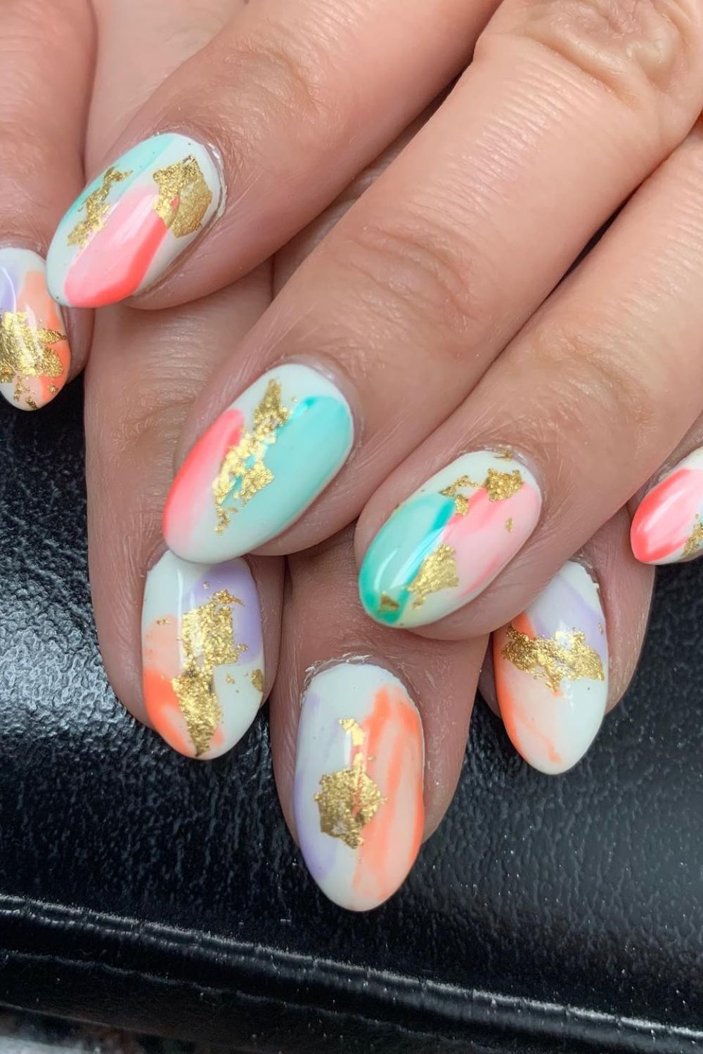 Gold-Touched Abstract