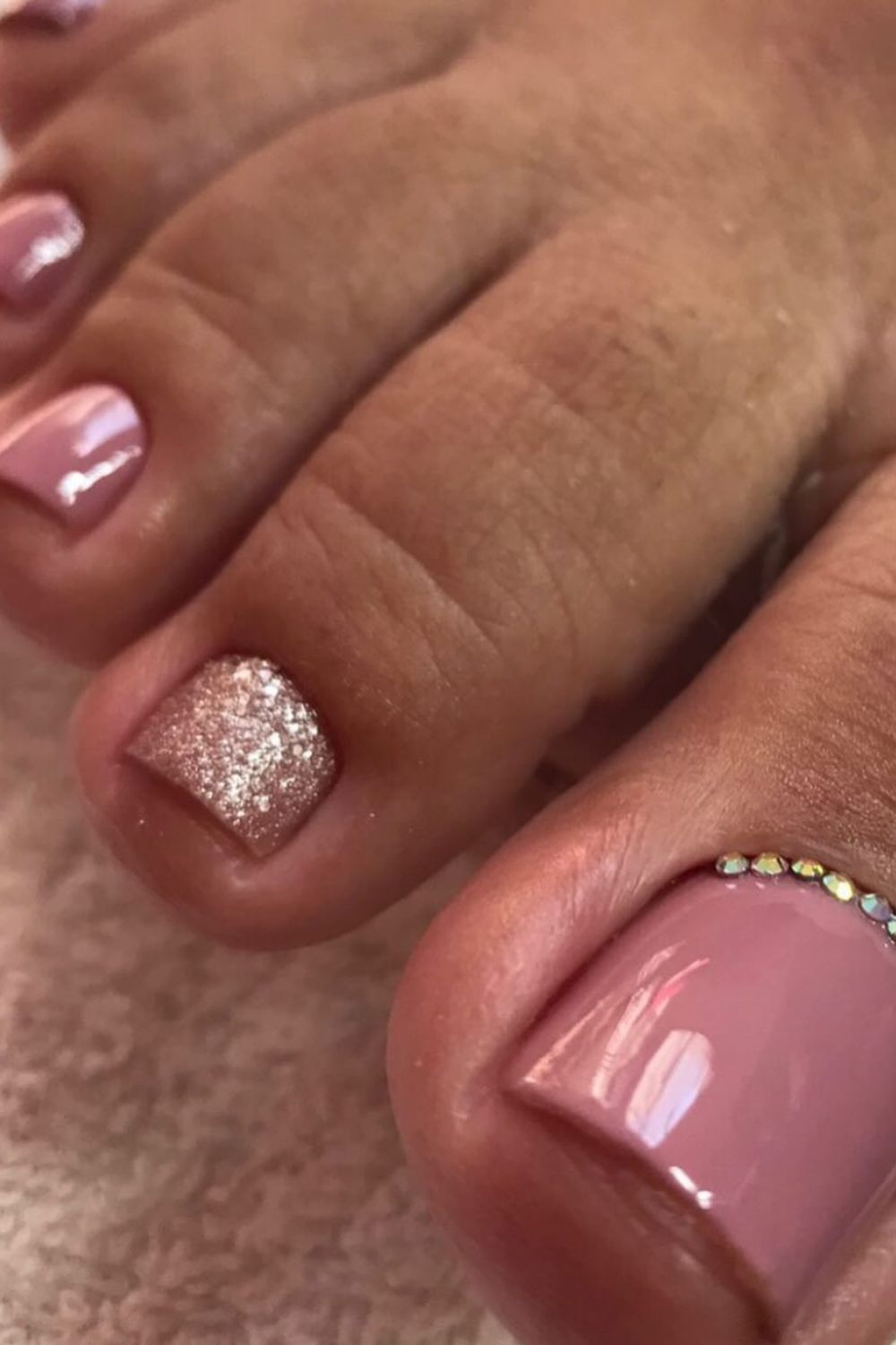 Glittery Pink Accent