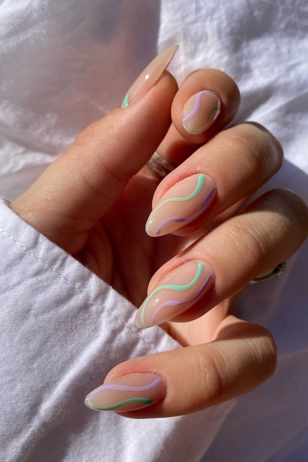 Delicate Pastel Swirls