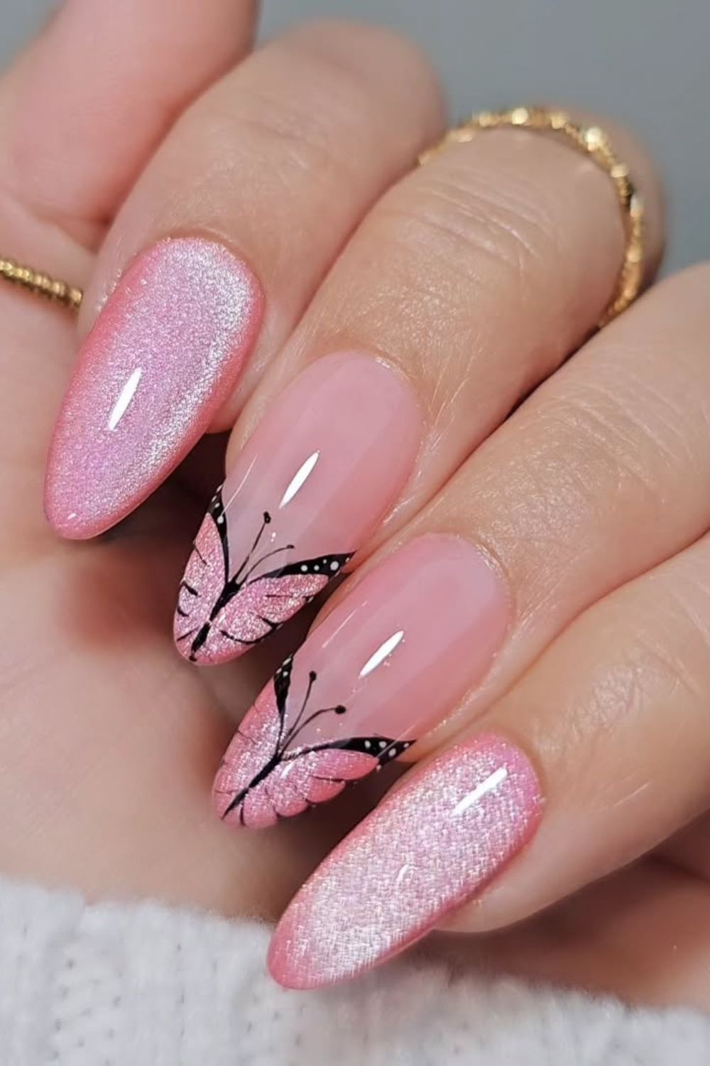 Pink Butterfly Elegance