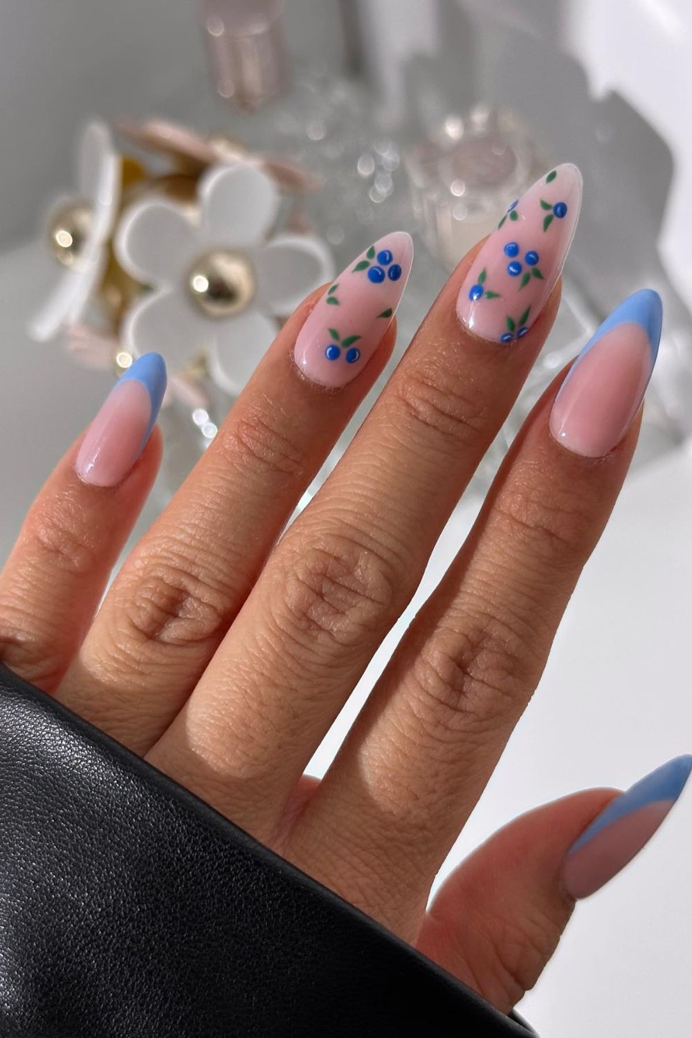 Subtle Berry Blossoms