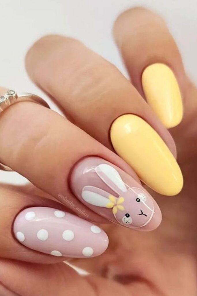 35 Adorable Easter Bunny Nails to Try This Spring