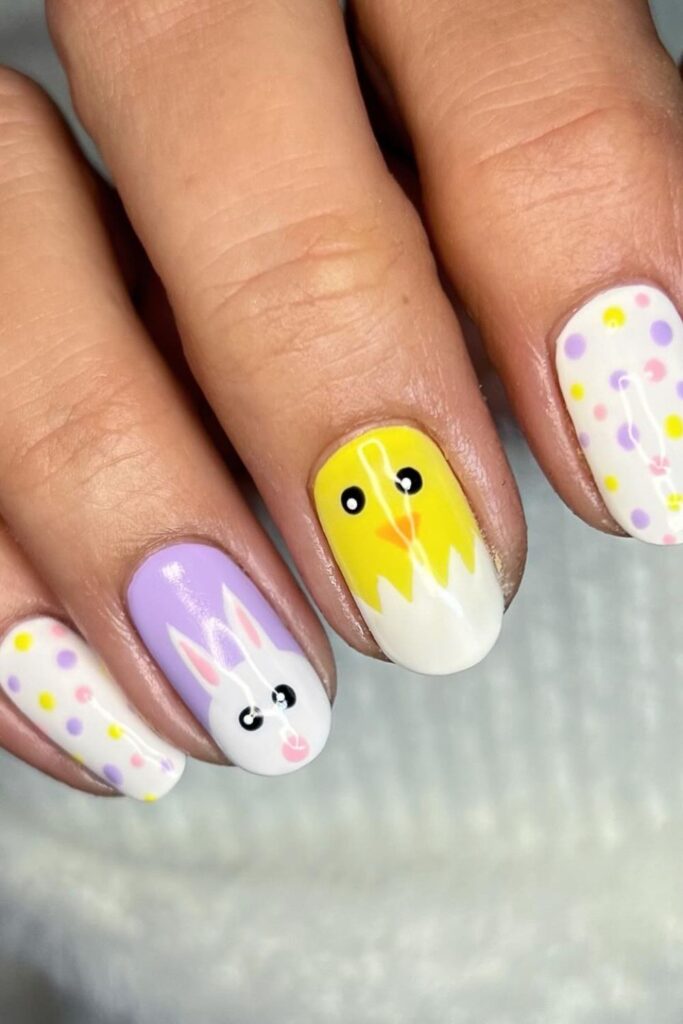35 Adorable Easter Bunny Nails to Try This Spring