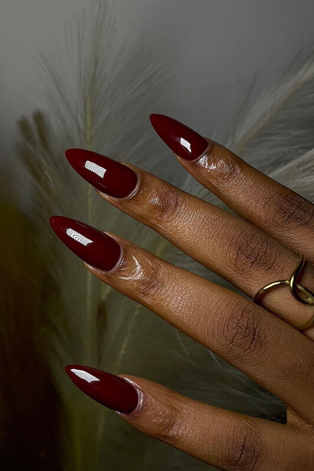 Dark Burgundy Glam