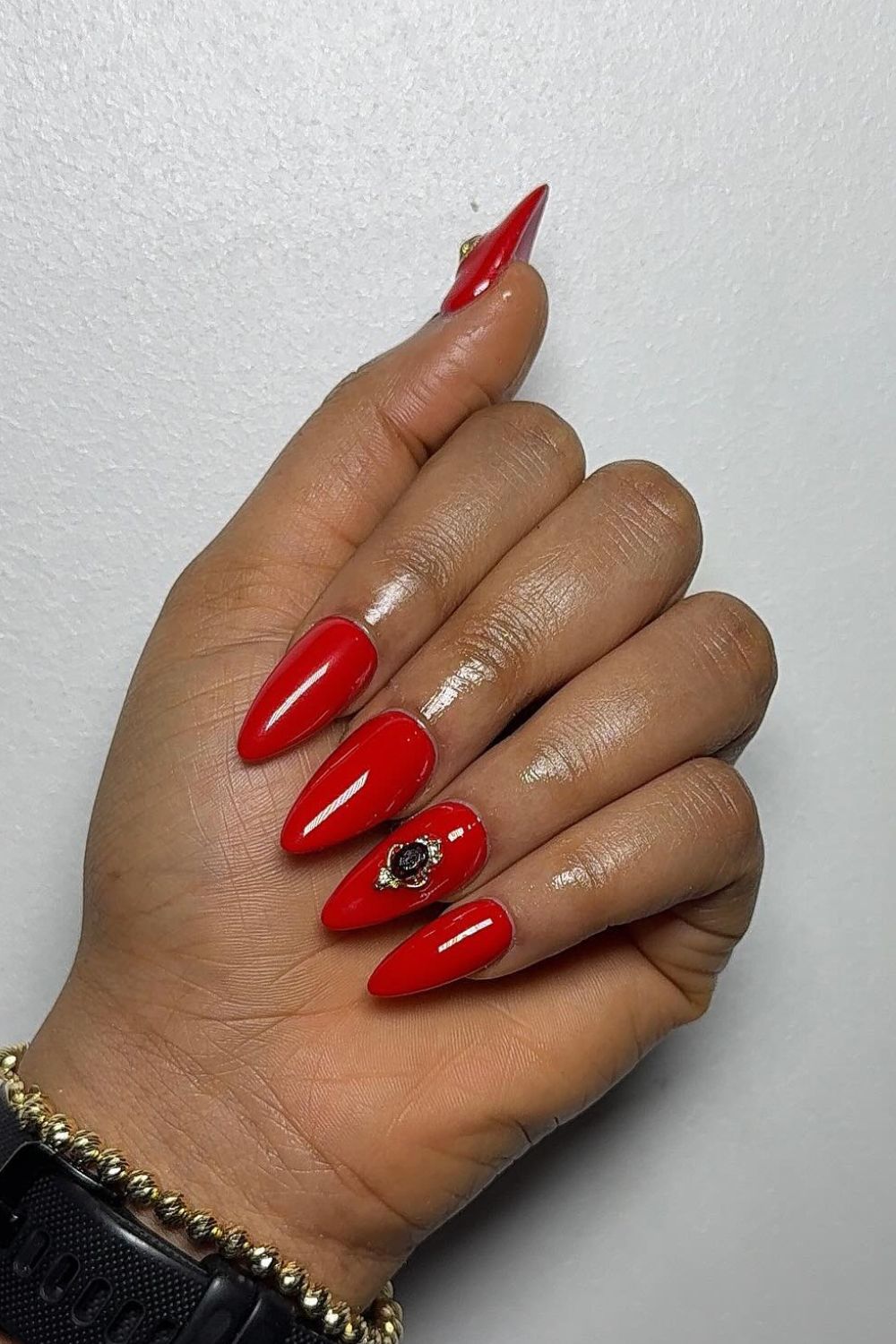Jewel-Accented Red